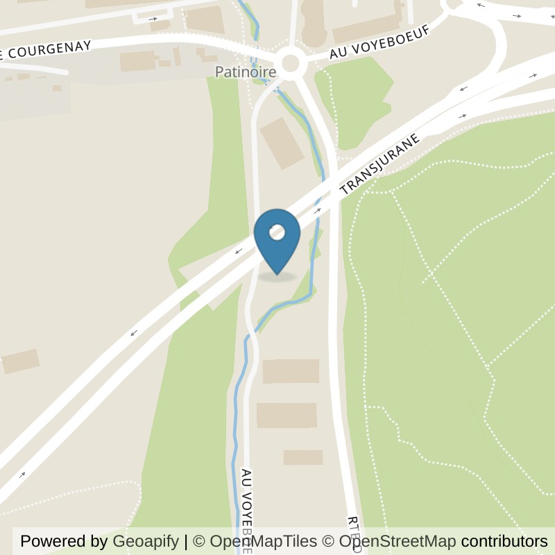 Map: location of 13 FIT - Salle Sport Porrentruy in Porrentruy