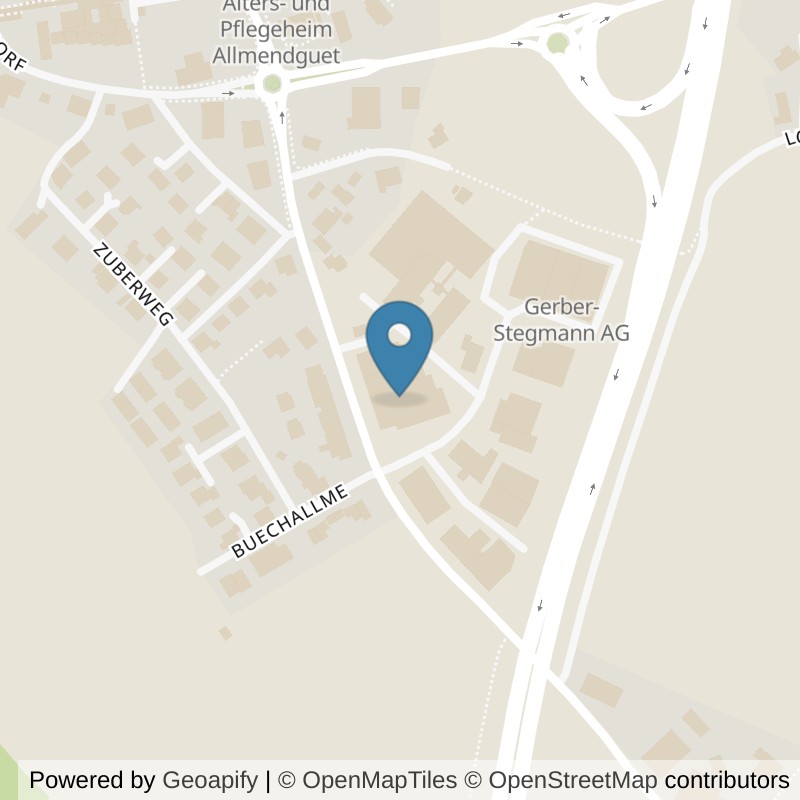 Map: location of 24gym Thun in Thun
