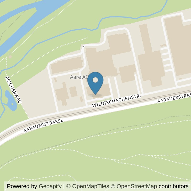 Map: location of 24SEVEN FITNESS in Brugg
