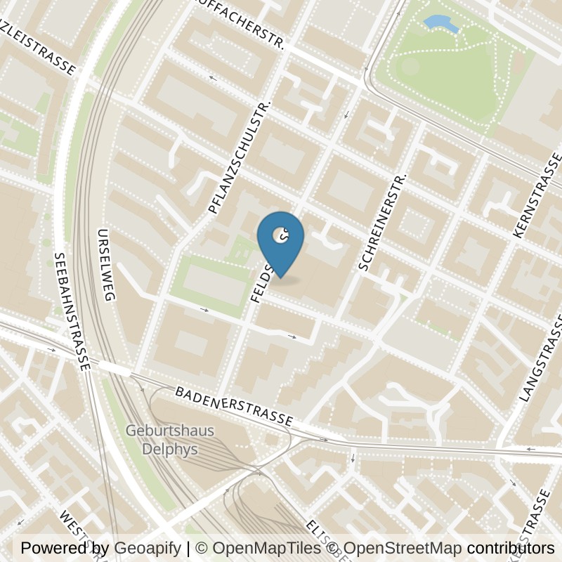 Map: location of A'lab Fitness AG in Zürich