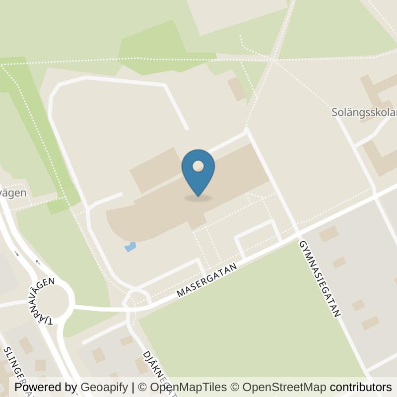 Map: location of Actic Borlänge, Maserhallen in Borlänge