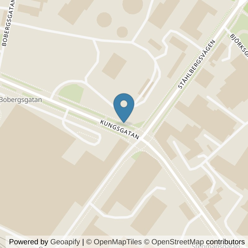 Map: location of Actic Eskilstuna Kungsgatan in Eskilstuna