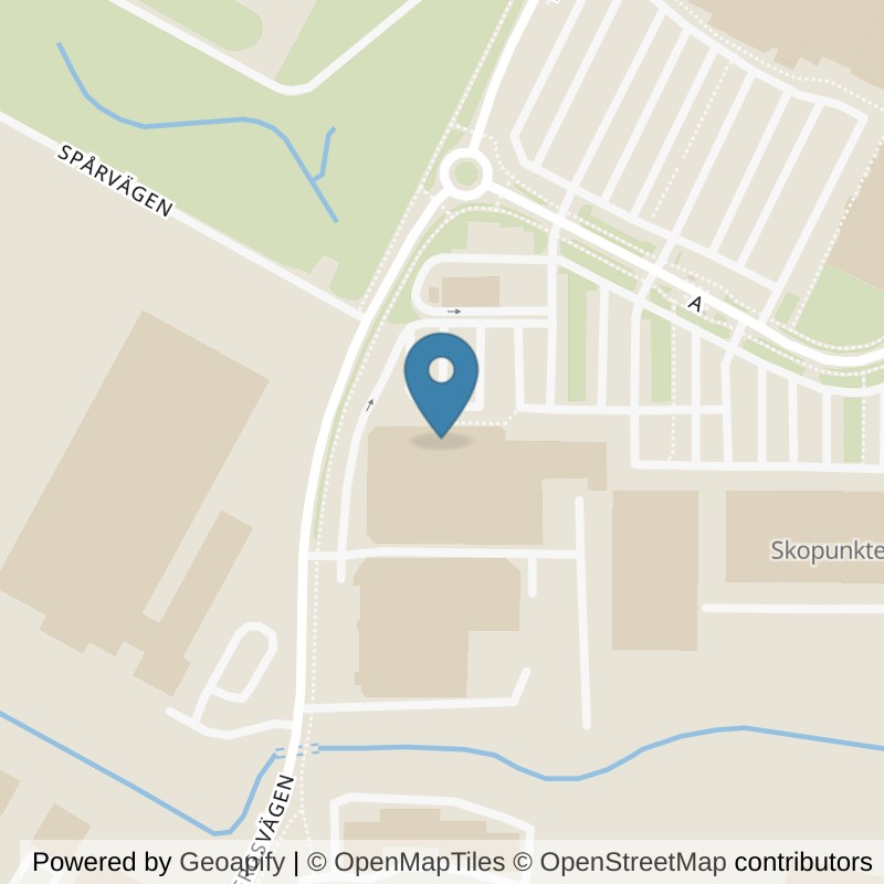 Map: location of Actic Halmstad, Flygstaden in Halmstad