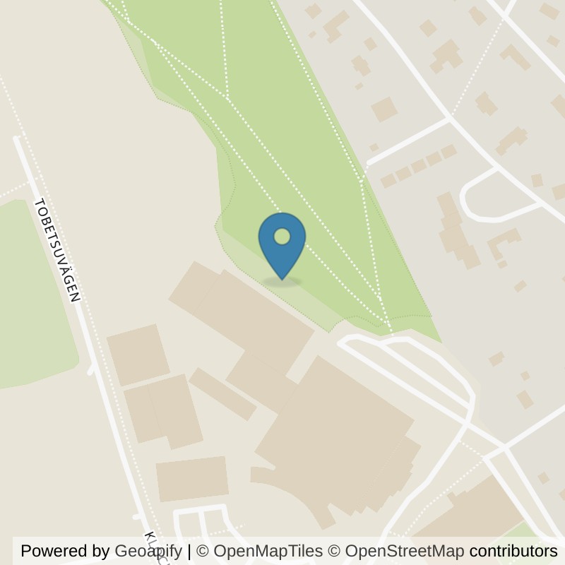 Map: location of Actic Leksand Tegera Arena in Leksand
