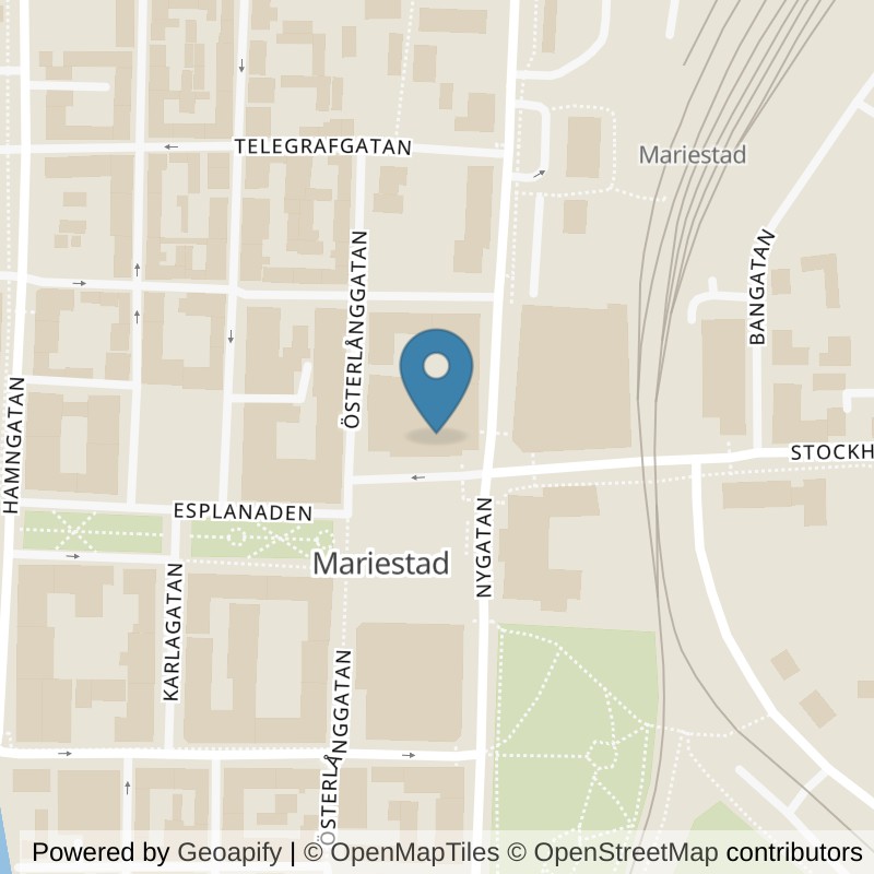 Map: location of Actic Mariestad in Mariestad