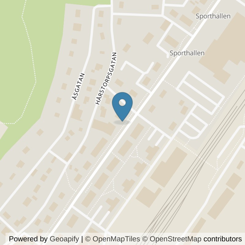 Map: location of Actic Motala, Simhall in Motala