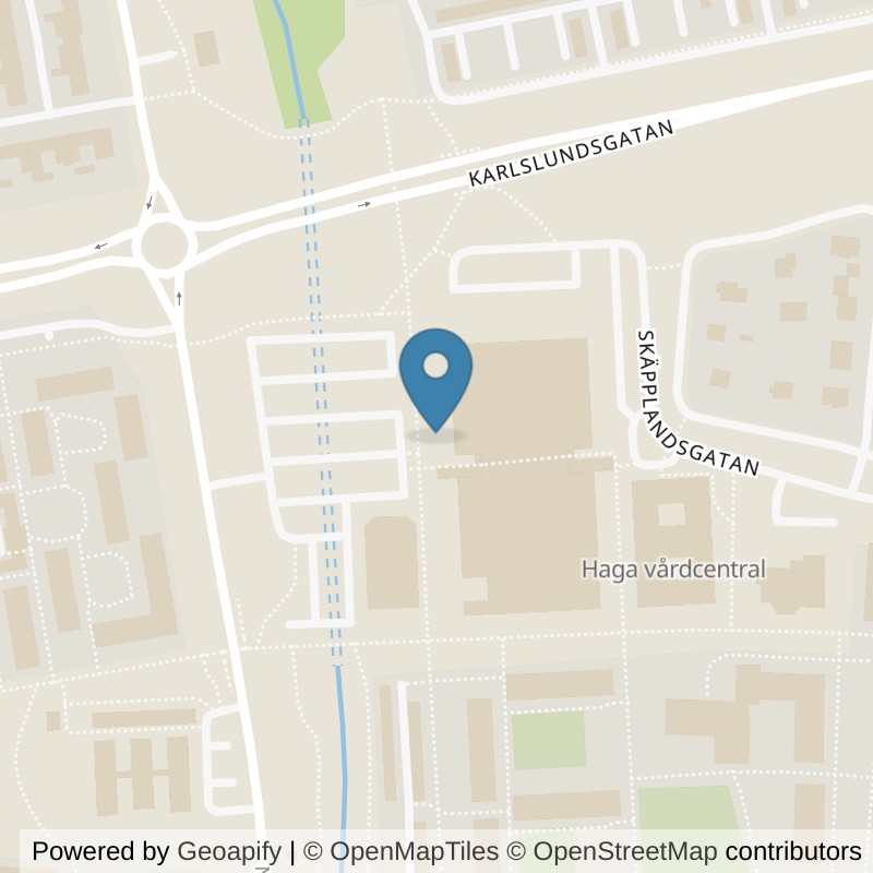 Map: location of Actic Örebro, Hagabadet in Örebro
