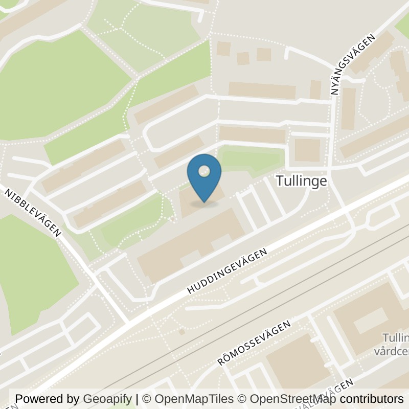 Map: location of Actic Stockholm, Tullinge in Stockholm
