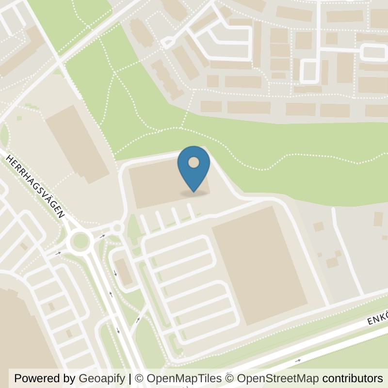 Map: location of Actic Uppsala Stenhagen in Uppsala