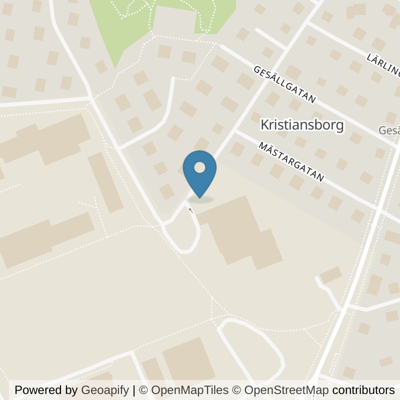 Map: location of Actic Västerås, Kristiansborgsbadet in Västerås