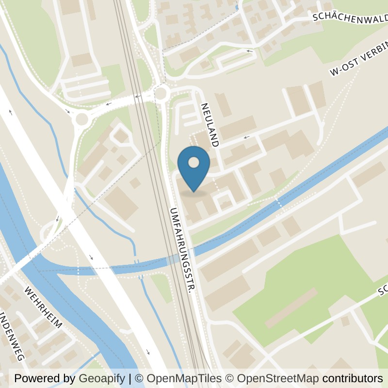 Map: location of ACTIV FITNESS Altdorf in Altdorf