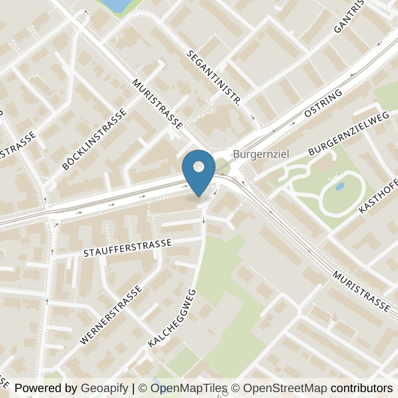 Map: location of ACTIV FITNESS Bern Burgernziel in Bern