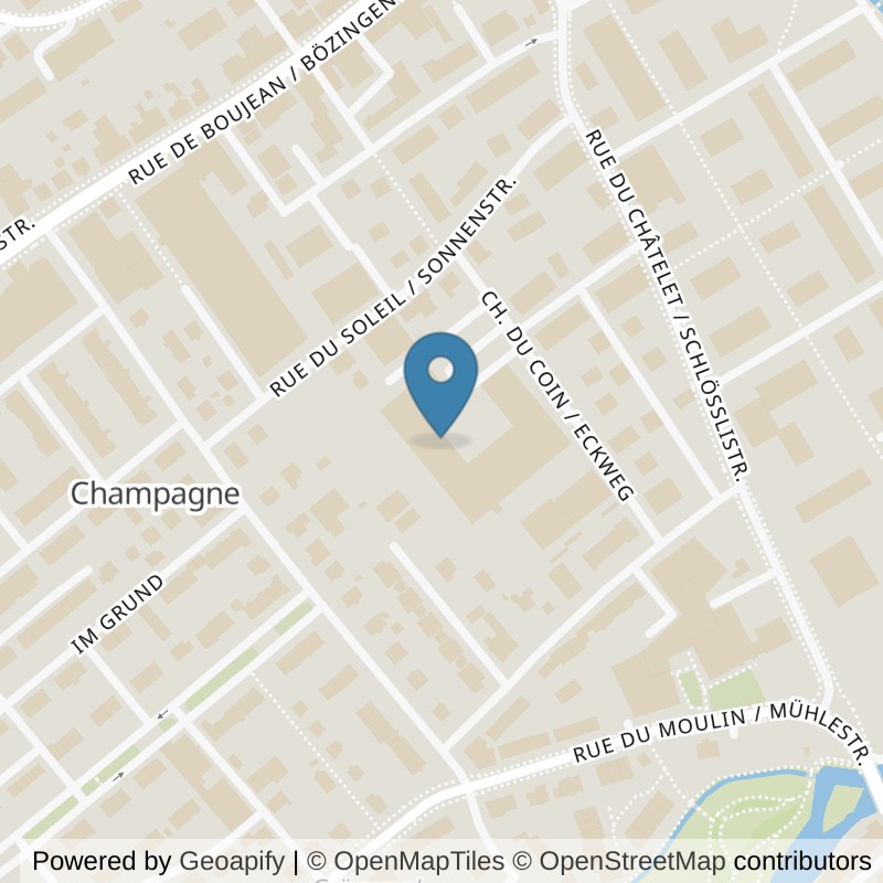 Map: location of ACTIV FITNESS Biel Bözingen in Biel