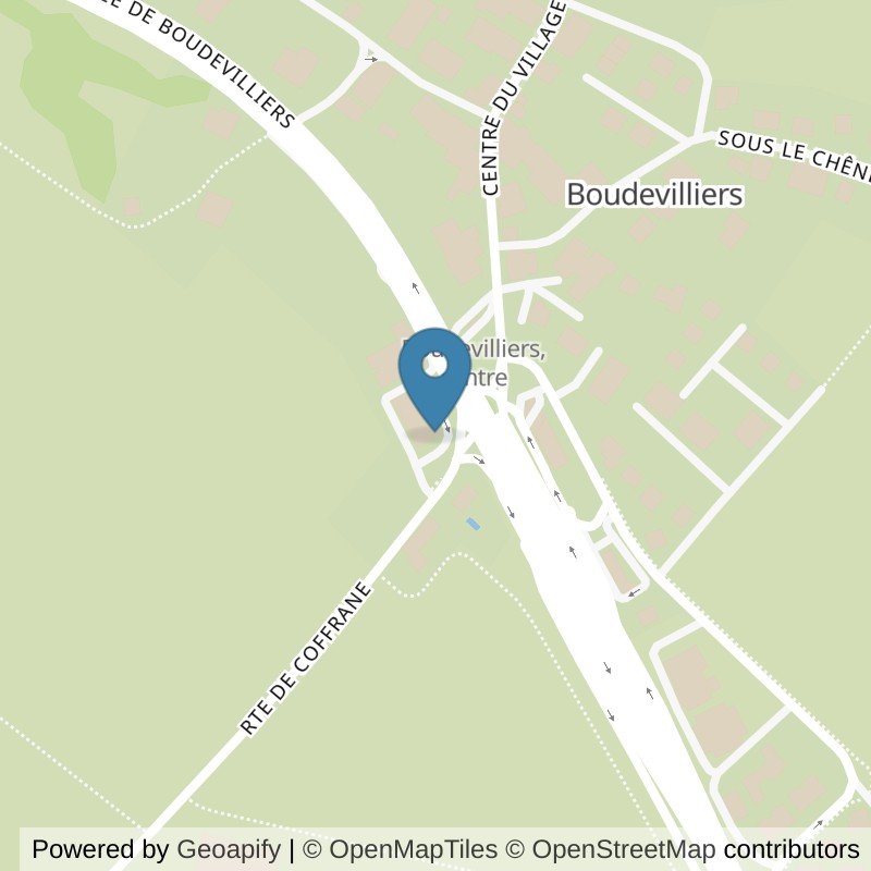 Map: location of ACTIV FITNESS Boudevilliers in Boudevilliers