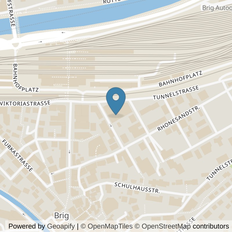 Map: location of ACTIV FITNESS Brig in Brig-Glis