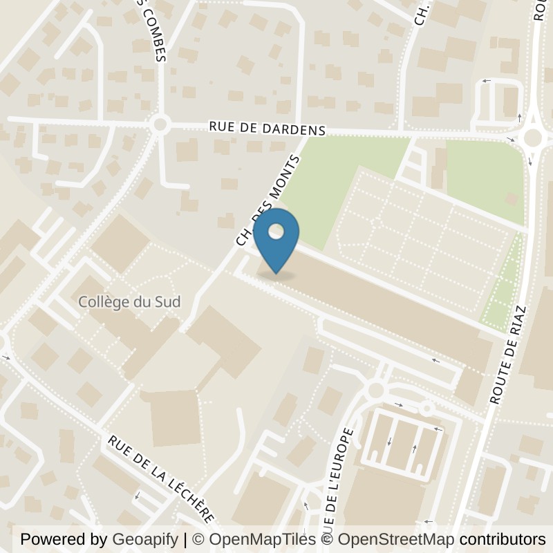 Map: location of ACTIV FITNESS Bulle in Bulle