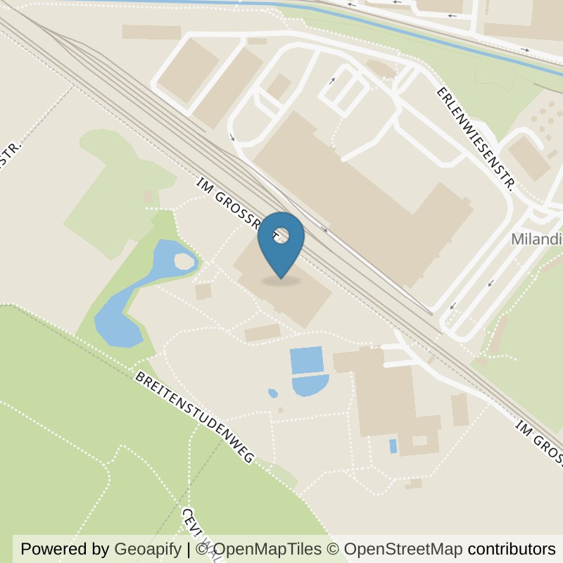 Map: location of Fitnesspark Milandia Greifensee in Greifensee