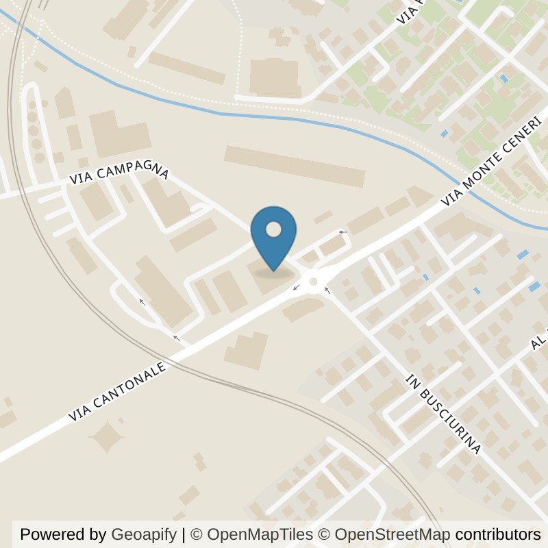 Map: location of ACTIV FITNESS Giubiasco in Giubiasco