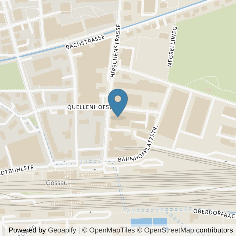 Map: location of ACTIV FITNESS Gossau SG in Gossau