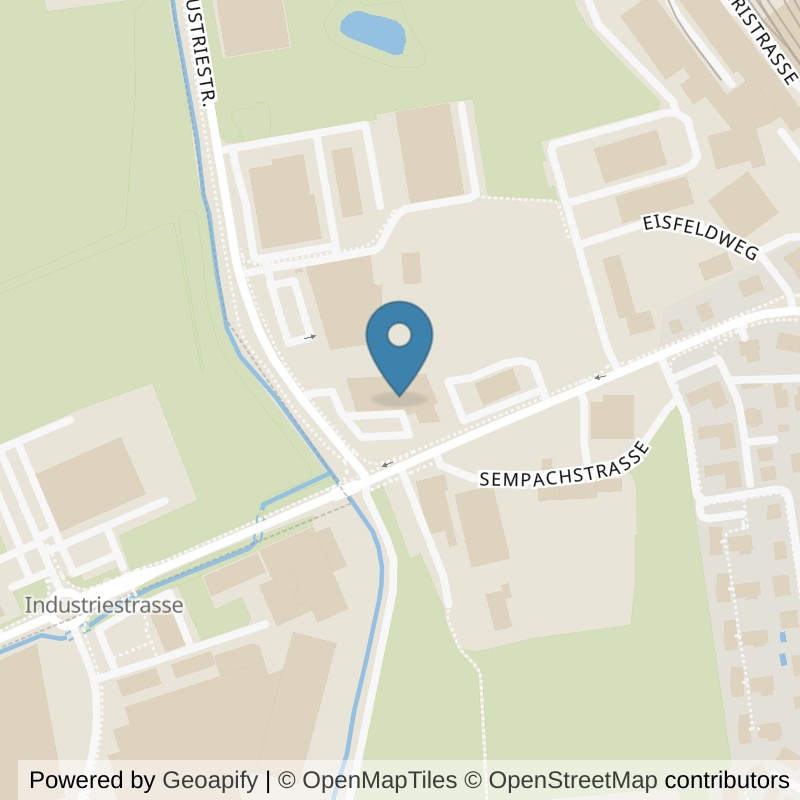 Map: location of ACTIV FITNESS Hochdorf in Hochdorf