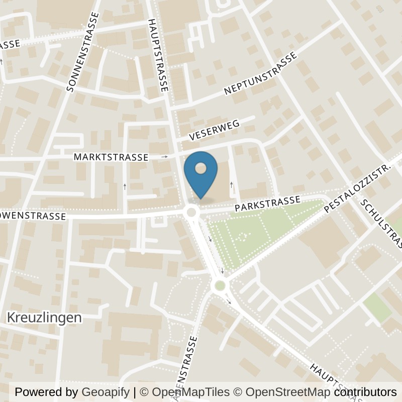 Map: location of ACTIV FITNESS Kreuzlingen in Kreuzlingen