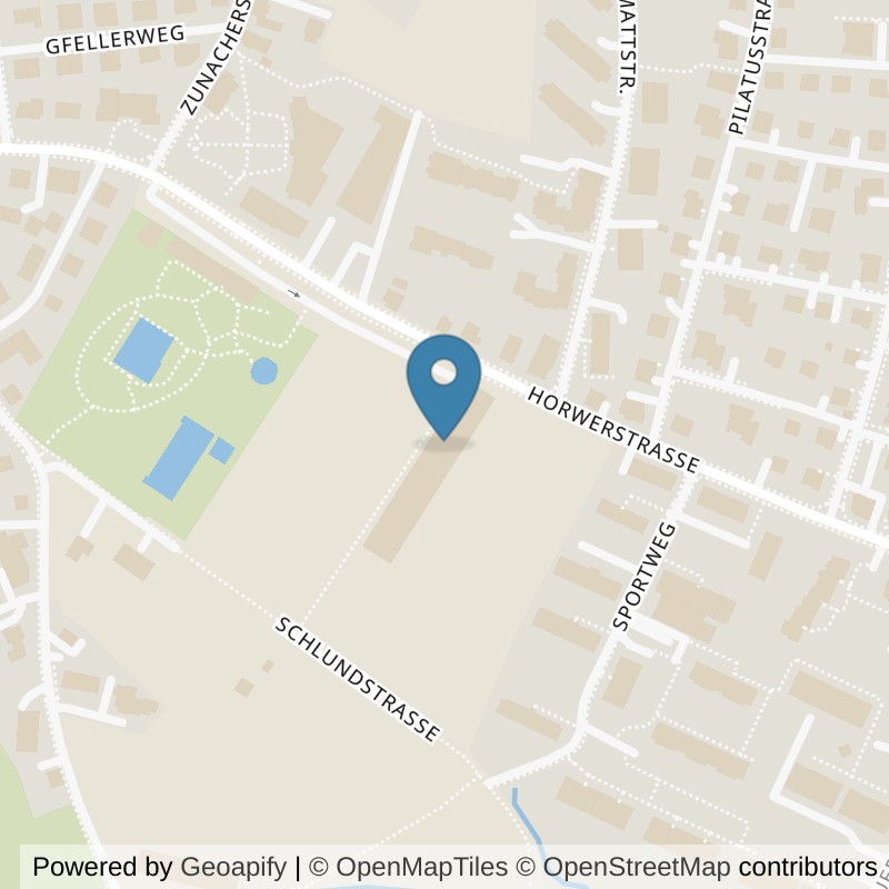 Map: location of ACTIV FITNESS Kriens in Kriens