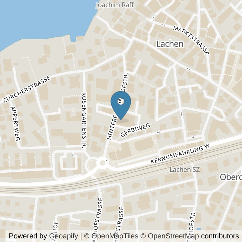 Map: location of ACTIV FITNESS Lachen in Lachen