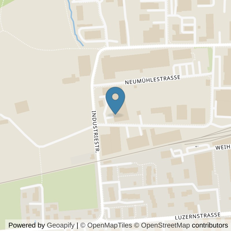 Map: location of ACTIV FITNESS Malters in Malters