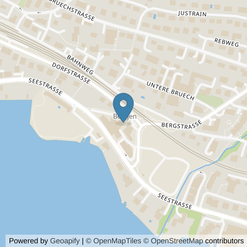 Map: location of ACTIV FITNESS Meilen in Meilen