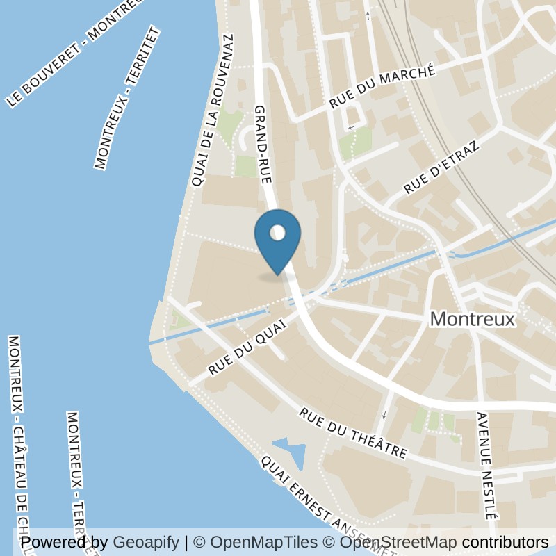 Map: location of ACTIV FITNESS Montreux in Montreux