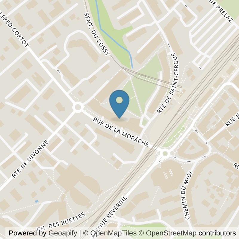 Map: location of ACTIV FITNESS Nyon Morâche in Nyon
