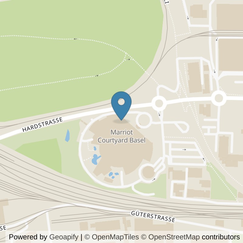 Map: location of ACTIV FITNESS Pratteln aquabasilea in Pratteln