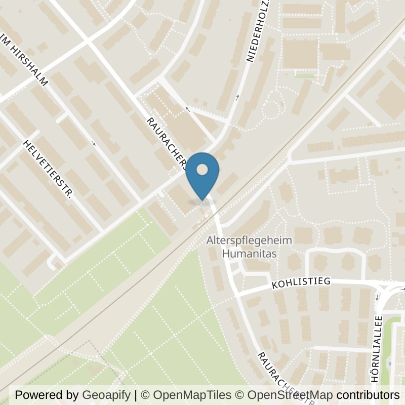 Map: location of ACTIV FITNESS Riehen Niederholz in Riehen
