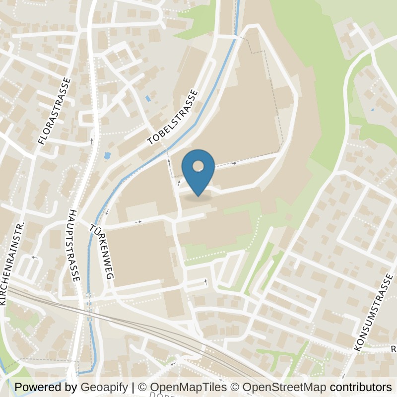 Map: location of ACTIV FITNESS Rüti in Rüti
