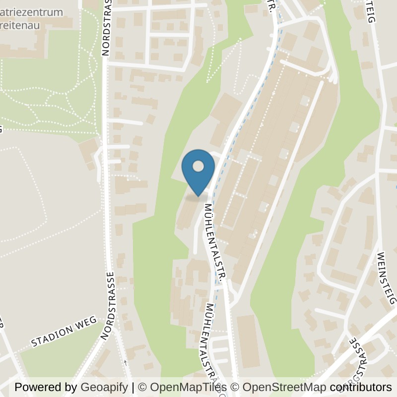 Map: location of ACTIV FITNESS Schaffhausen in Schaffhausen