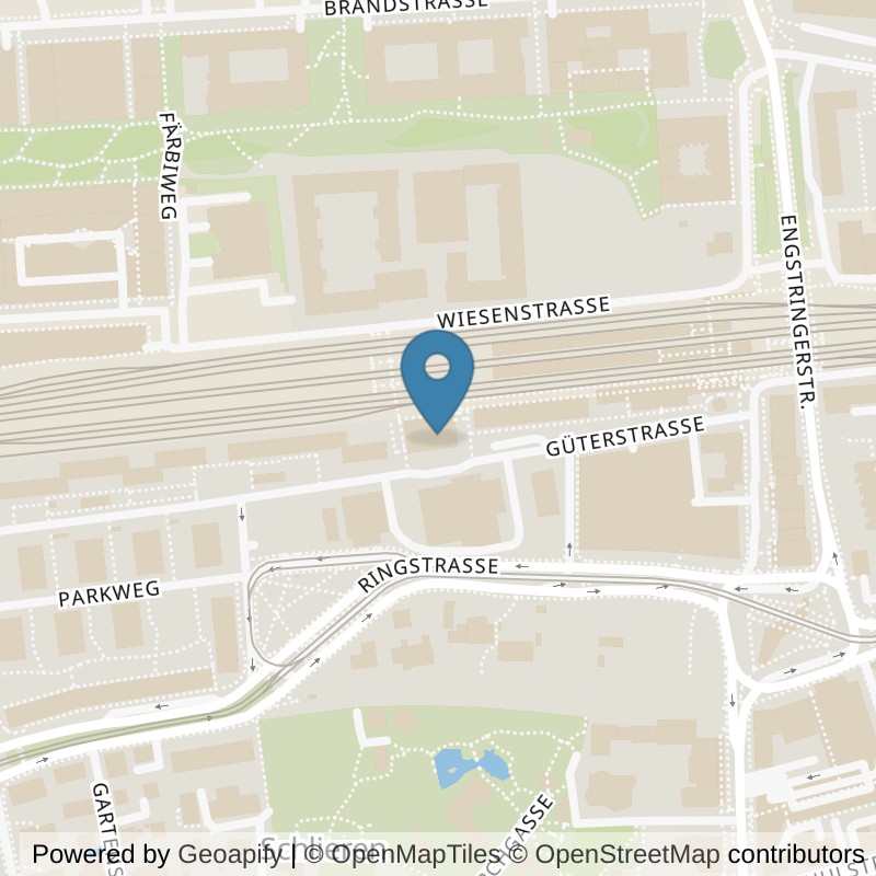 Map: location of ACTIV FITNESS Schlieren in Schlieren