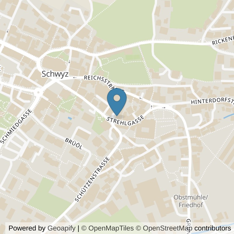 Map: location of ACTIV FITNESS Schwyz in Schwyz