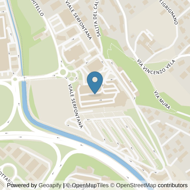 Map: location of ACTIV FITNESS Serfontana in Morbio Inferiore