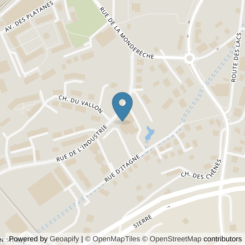 Map: location of ACTIV FITNESS Sierre in Sierre