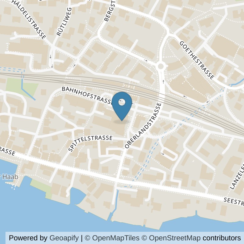 Map: location of ACTIV FITNESS Stäfa in Stäfa