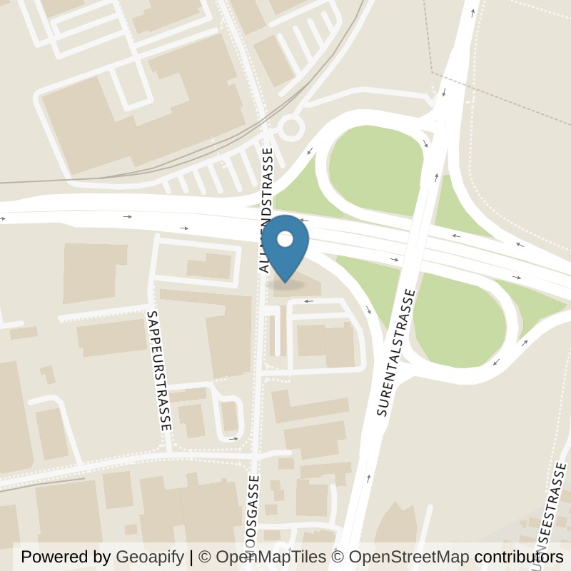 Map: location of ACTIV FITNESS Sursee in Sursee
