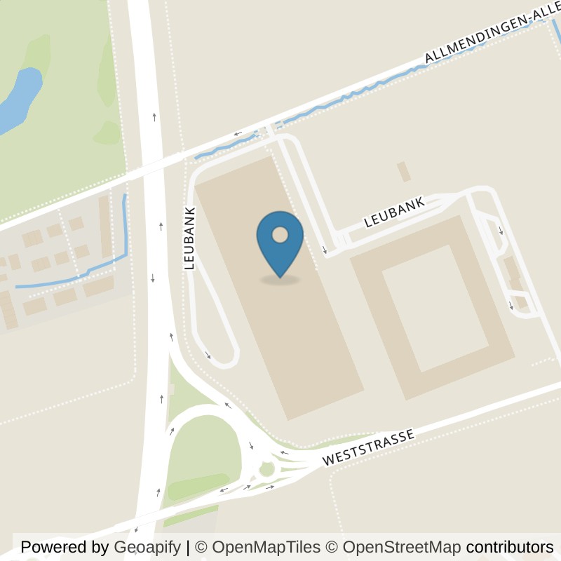 Map: location of ACTIV FITNESS Thun Panorama-Center in Thun