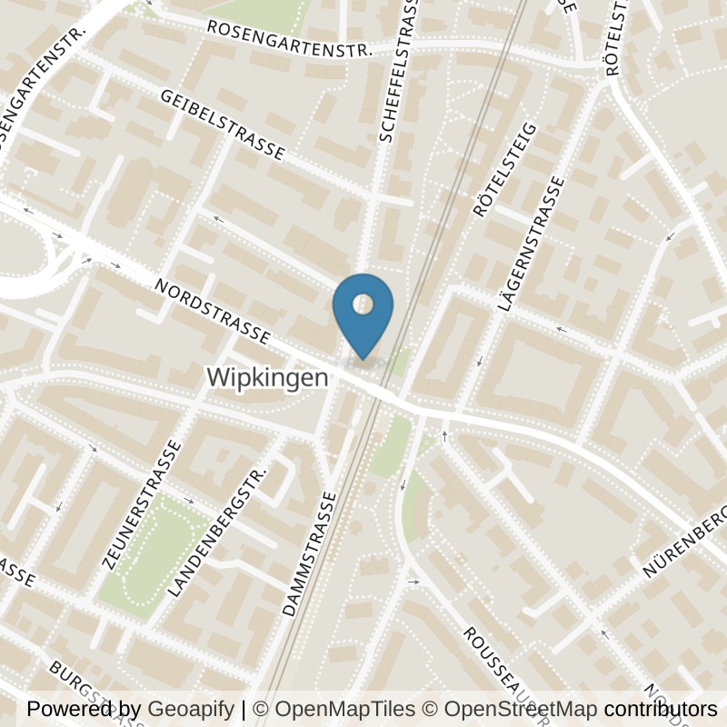 Map: location of ACTIV FITNESS Zürich Wipkingen in Zürich