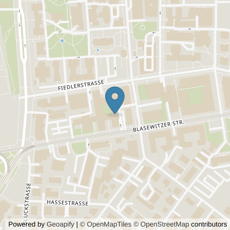 Map: location of ActivSports Group activsports Premium Fitness Dresden Blasewitz in Dresden