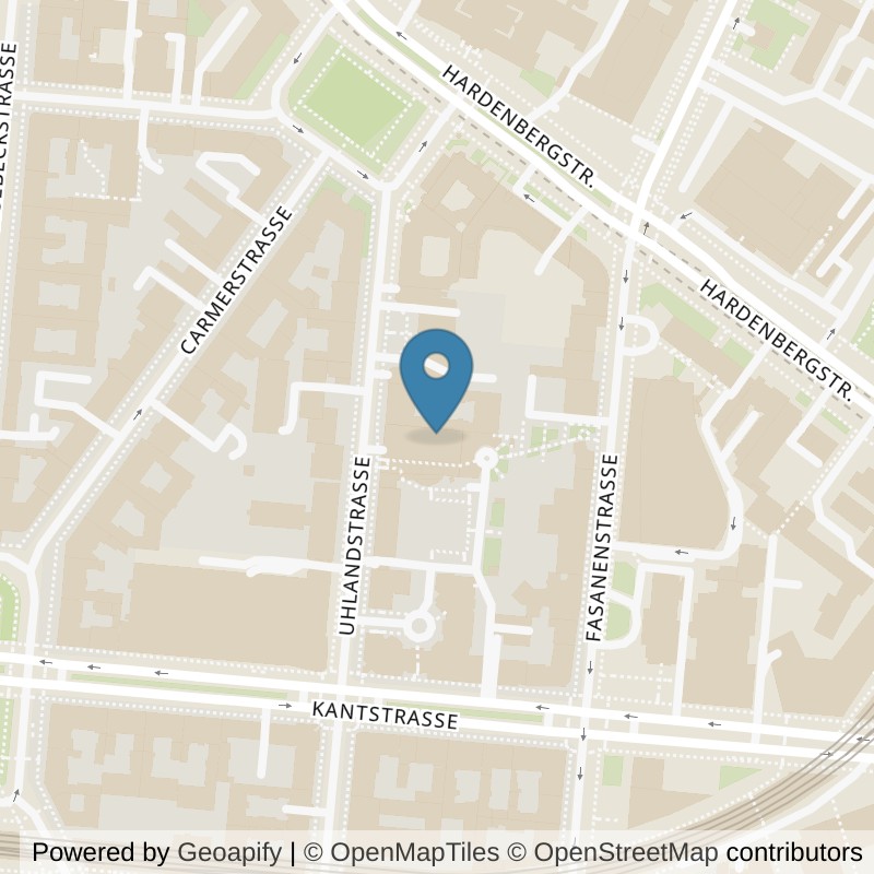 Map: location of ActivSports Group Fitness Unlimited Berlin Charlottenburg in Berlin