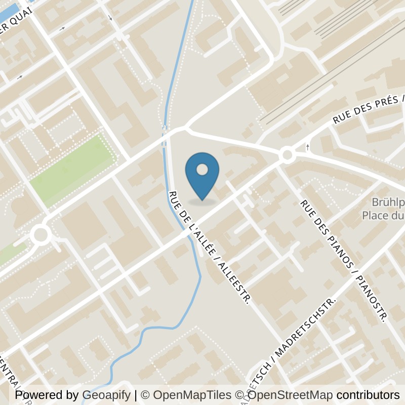 Map: location of Aelement in Biel