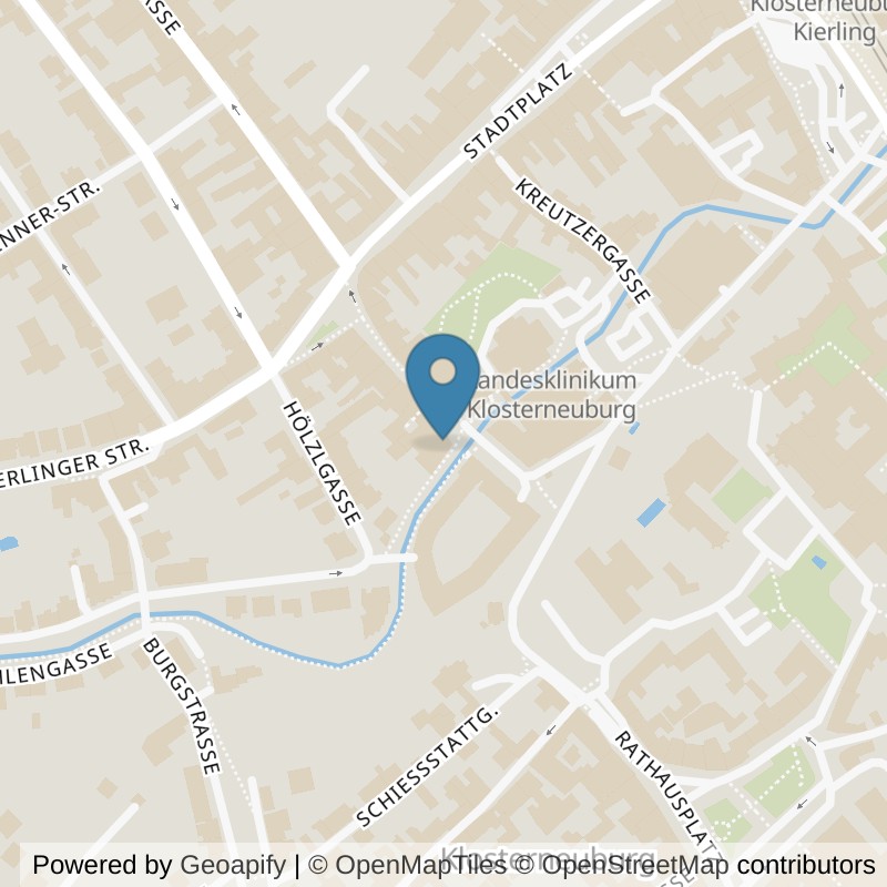 Map: location of Aerobic Base - Frauen- & Schwangerschaftsfitness in Klosterneuburg