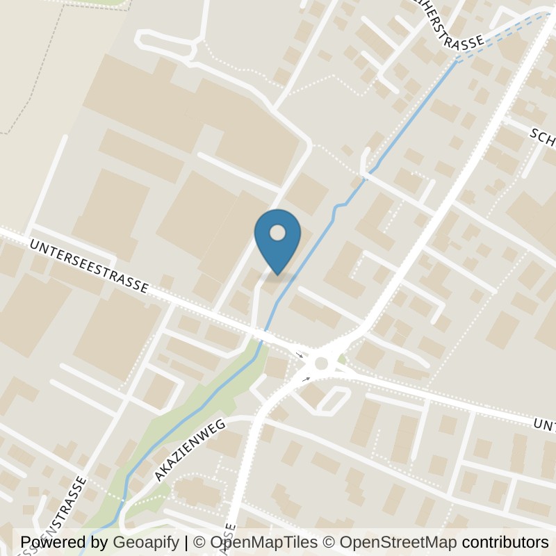 Map: location of aerobic.zone Gmbh in Kreuzlingen
