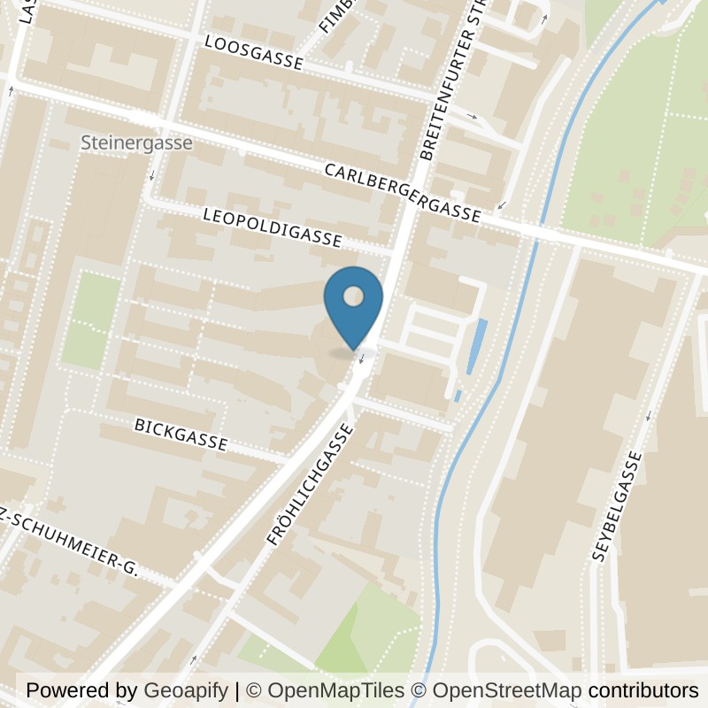 Map: location of AIO Gym in Wien