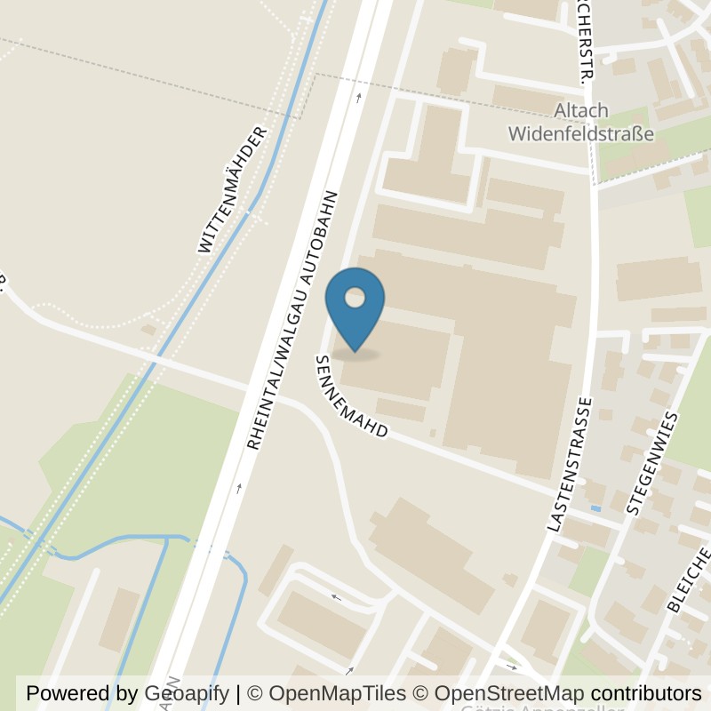 Map: location of Aktiv Fitness 24h in Götzis